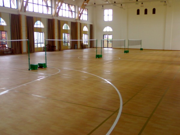 深圳萬科會(huì)所羽毛球場(chǎng)運(yùn)動(dòng)地板