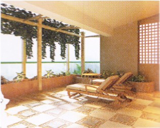 陽臺地面的裝飾材料