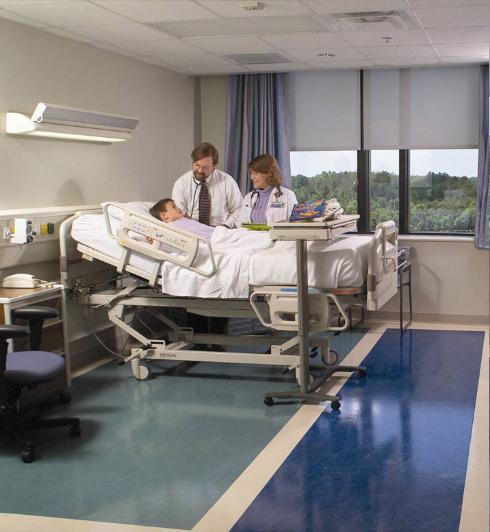 甲級醫(yī)院都認(rèn)同的品牌-得嘉PVC地板