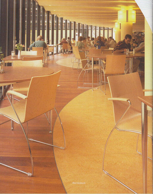 亞麻油地板在員工餐廳地板的運(yùn)用